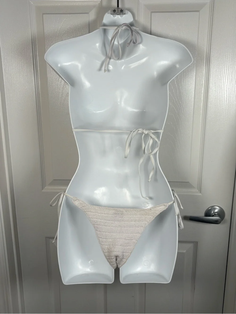 Frankie's bikini Set - white crochet B35